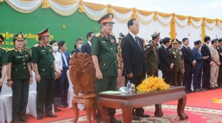 Lễ hỏa táng 49 hài cốt chiến sĩ LLVT đoàn kết cứu nước Campuchia